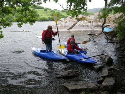 wild cat island Landing with Kayaks